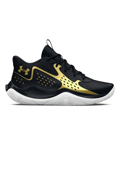 SCARPE DA BASKET JET '23 NERO ORO UOMO UNDER ARMOUR | Scarpe basket | 3026634-0001